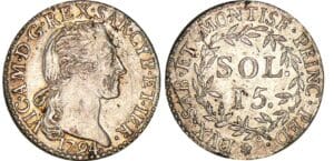 Italie - Règne de Sardaigne - Vittorio Amedeo III - 15 soldi 1794 (Turin)