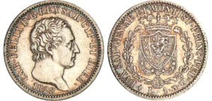 Italie - Règne de Sardaigne - Carlo Felice - 1 lira 1828 (Turin)