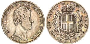Italie - Règne de Sardaigne - Carlo Alberto - 1 lira 1831 (Gênes)