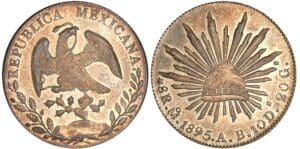 Mexique - 8 reales 1895 (Mexico)