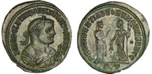 Dioclétien - Follis (305-307, Ticinum) - La Providence