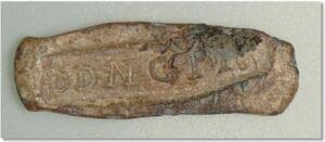 Romain - Plomd d'amphore romaine "DDNGPII"