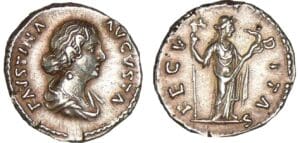 Faustine jeune - Denier (161-175, Rome) - La Fécondité