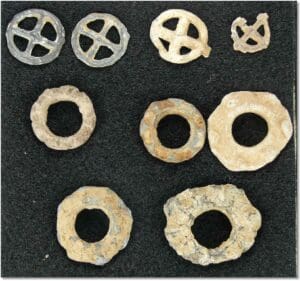 Celtique - Lot de 9 rouelles - IIIème siècle av. J.-C.