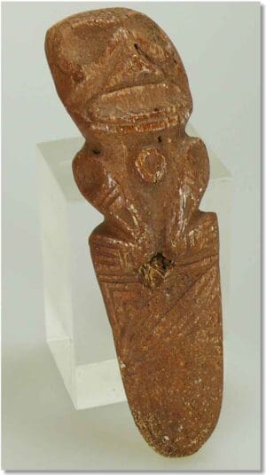 Caraïbes - Taino - Spatule vomitive en os - 14ème-17ème siècle ap. J.-C.