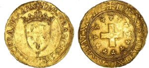François 1er - Ecu d'or à la croisette - L (Bayonne)