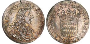 Monaco - Louis I - 1/12 d'écu 1662