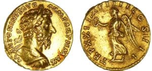 Marc Aurèle - Aureus (166-167, Rome) - La Victoire
