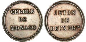 Monaco - Deux francs cercle des étrangers