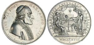 Italie - Vatican - Pie VII - Médaille annuelle 1818