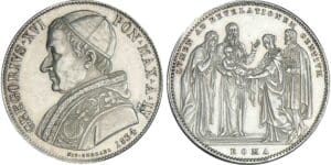 Italie - Vatican - Grégoire XVI - Scudo 1834 An IV (Rome)