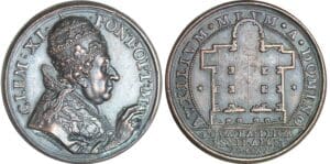 Italie - Vatican - Clément XI - Médaille annuelle 1702