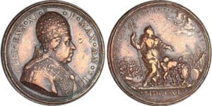 Italie - Vatican - Clément XI - Médaille annuelle 1711