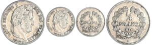 1/4 de franc Louis-Philippe Ier - 1834 H (La Rochelle)
