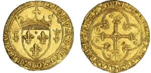 Charles VII - Ecu d'or à la couronne - 2ème émission - Toulouse