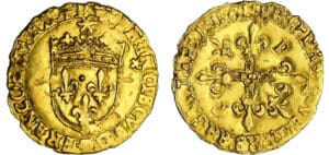 François 1er - Ecu d'or au soleil - 5ème type - Montpellier