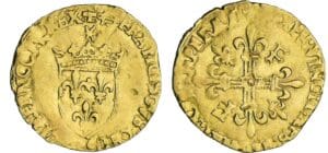François 1er (1515-1547) - Ecu d'or au soleil - 5ème type - Bayonne