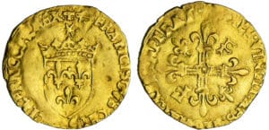 François 1er - Ecu d'or au soleil - 5ème type - Bayonne