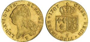 Louis XVI (1774-1792) - Double louis d’or au buste nu - 1787 I (Limoges) 2ème sem