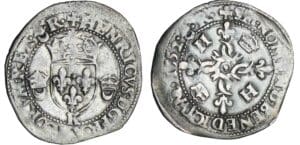 Henri II - Douzain aux croissants - 1552 K (Bordeaux)