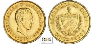 Cuba - 5 pesos 1915