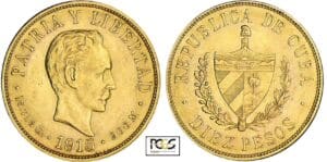 Cuba - 10 pesos 1915