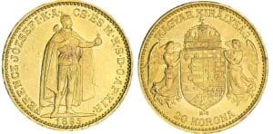 Hongrie - Franz Joseph I - 20 korona 1895