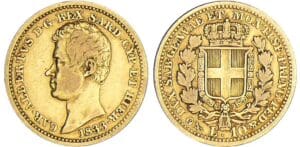 Italie - Sardaigne - Carlo Alberto - 10 lire 1833 (Gênes)