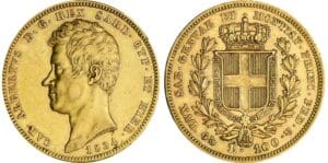 Italie - Sardaigne - Carlo Alberto - 100 lire 1834 (Gênes)