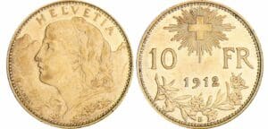Suisse - 10 francs 1912