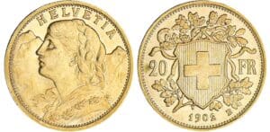 Suisse - 20 francs 1902