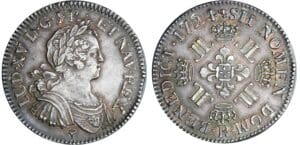 Louis XV - Ecu aux huit L - 1724 R (Orléans)