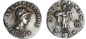 Royaume de Bactriane - Menander - Drachme (160-145 av. J.-C.)