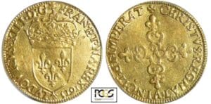 Louis XIII - Ecu d’or frappe au marteau - 1615 A (Paris)