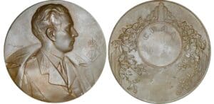 Belgique - Léopold III - Médaille - C.R.A.A aviation - 1945