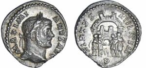 Maximien Hercule - Argenteus (295-297, Lyon)