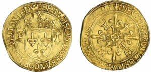 François 1er - Ecu d'or au soleil de Bretagne - Nantes