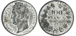 Louis-Philippe - Concours de Montagny - 100 francs 1831