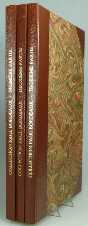 Collection Paul Bordeaux 3 parties - I Monnaies Françaises ; gauloises, mérovingiennes, carolingiennes et capétiennes - II Monnaies Françaises, III Monnaies et médailles françaises - Feuardent 1926-29