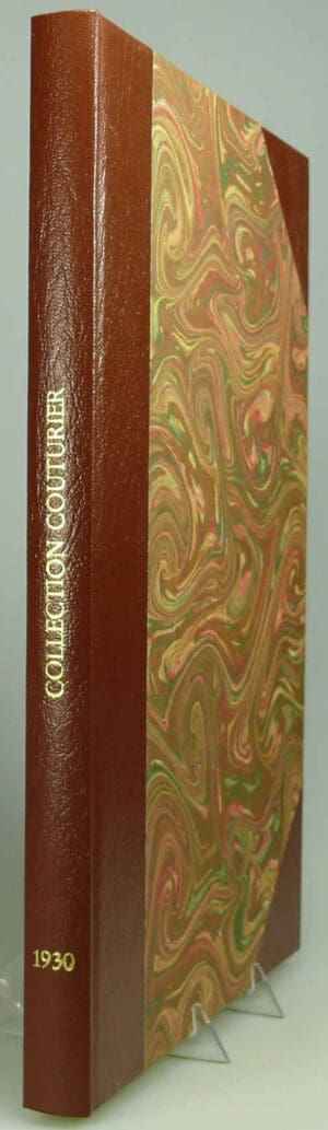 Catalogue de la collection Couturier - Avril 1930