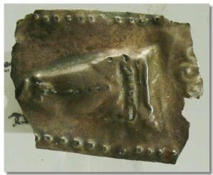 Celtique - Plaque en argent - Ier siècle av. J.-C.