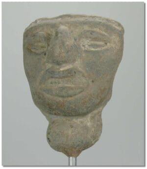 Précolombien - Mexique - Masque en pierre - 300 av. J.-C.