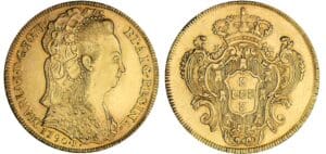 Brésil - Maria I - 6200 reis 1790 B (Bahia)