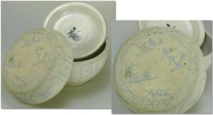 Vietnam - Dynastie Ming - Très grande boite à parfum  - XVème siècle