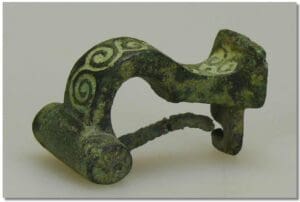 Celtique - Fibule zoomorphe en bronze - Ier siècle av. J.-c.