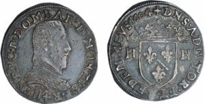 Dombes - Henri II de Montpensier - Teston 1604 (Trévoux)