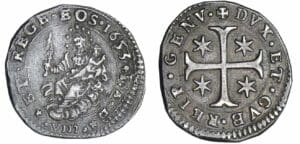 Italie - Ligurie - 8 soldi 1653 IAB (Gênes)