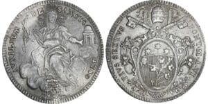 Italie - Vatican - Pie VI - Scudo 1780 (Ancone)