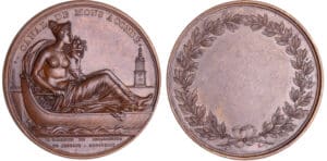 Belgique - Médaille - Canal de Mons 1813