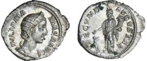 Julia Mamée - Denier (232, Rome) - La Fécondité